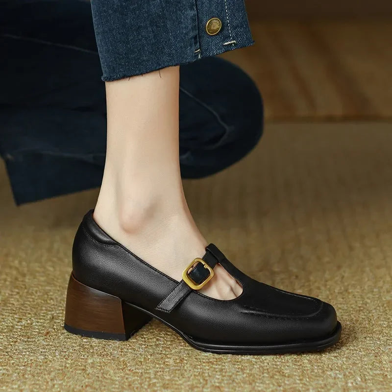 Emilia | T-Steg-Schuhe im Vintage-Stil