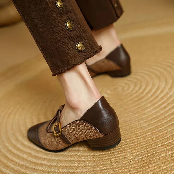 Sophie | Vintage-Schuhe mit Schnalle