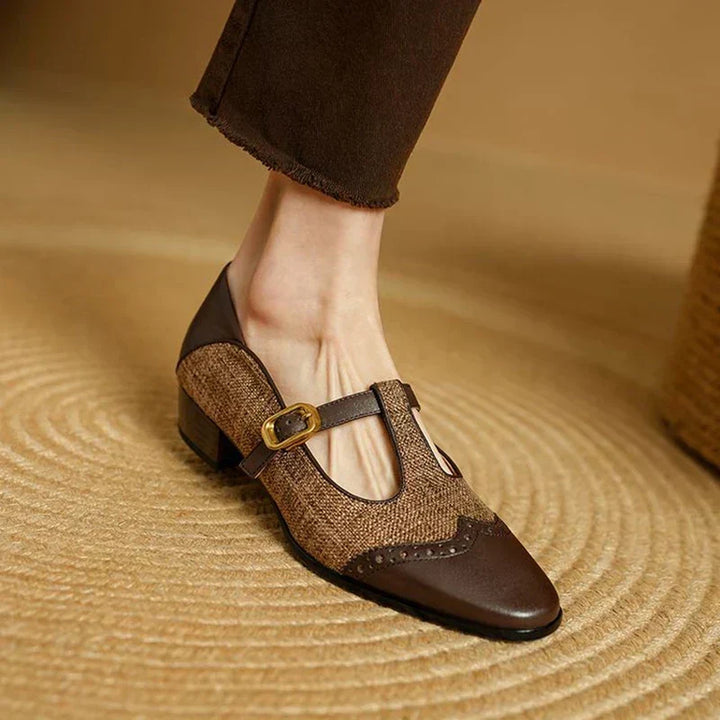 Sophie | Vintage-Schuhe mit Schnalle