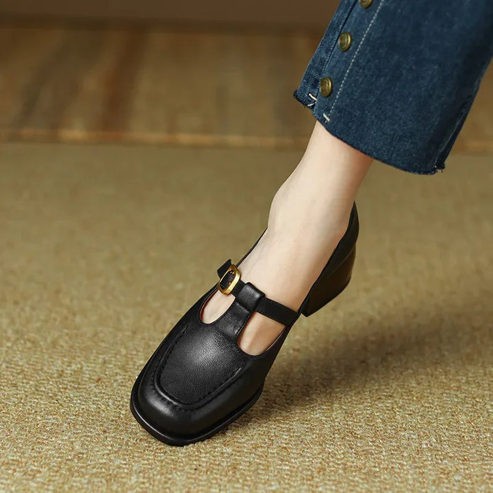 Emilia | T-Steg-Schuhe im Vintage-Stil