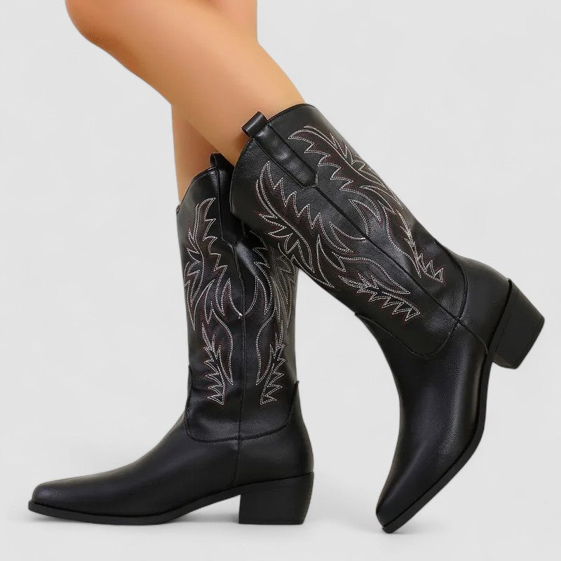 Annemarie | Bestickter Westernstiefel