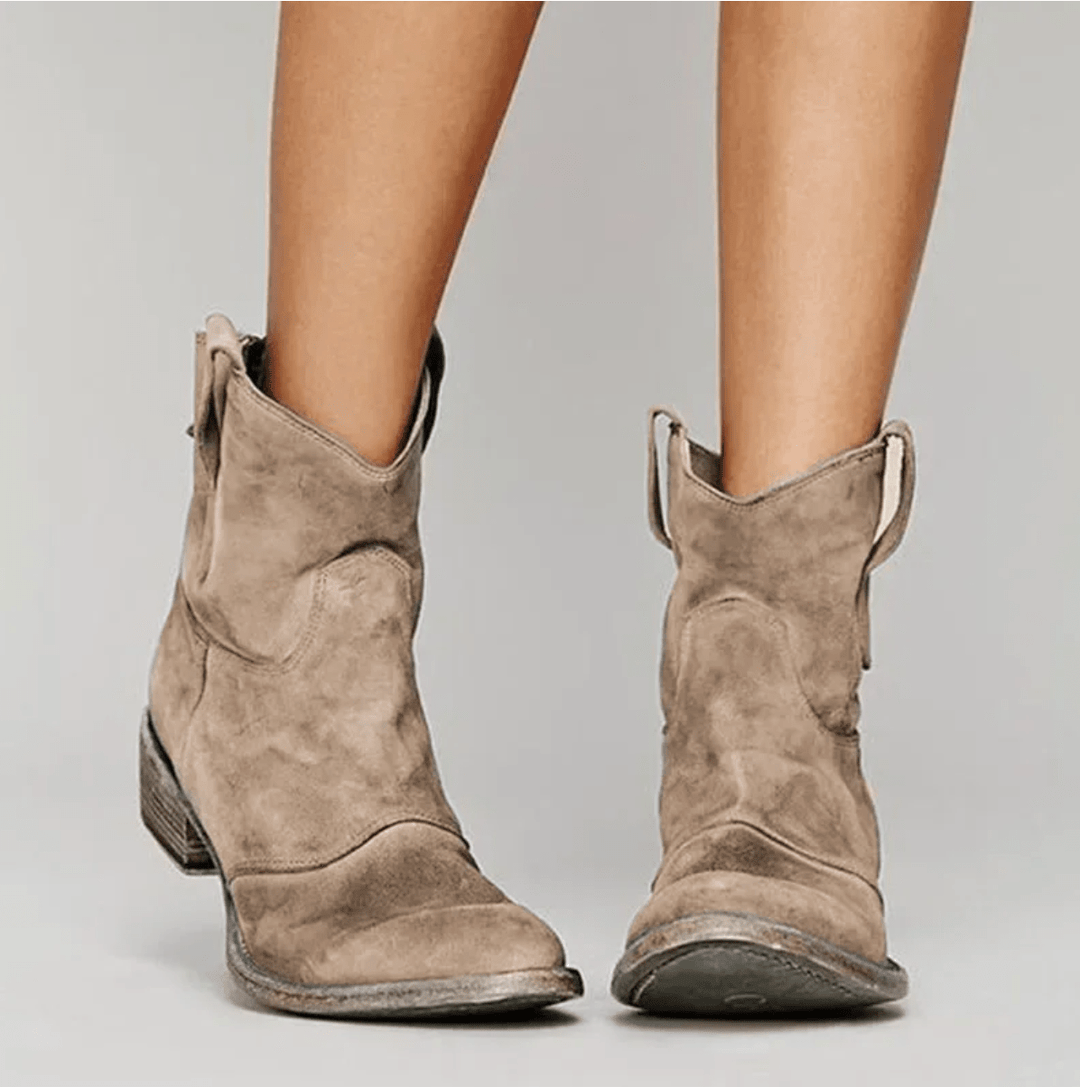 Hilda | Western-Stiefelette zum Hineinschlüpfen