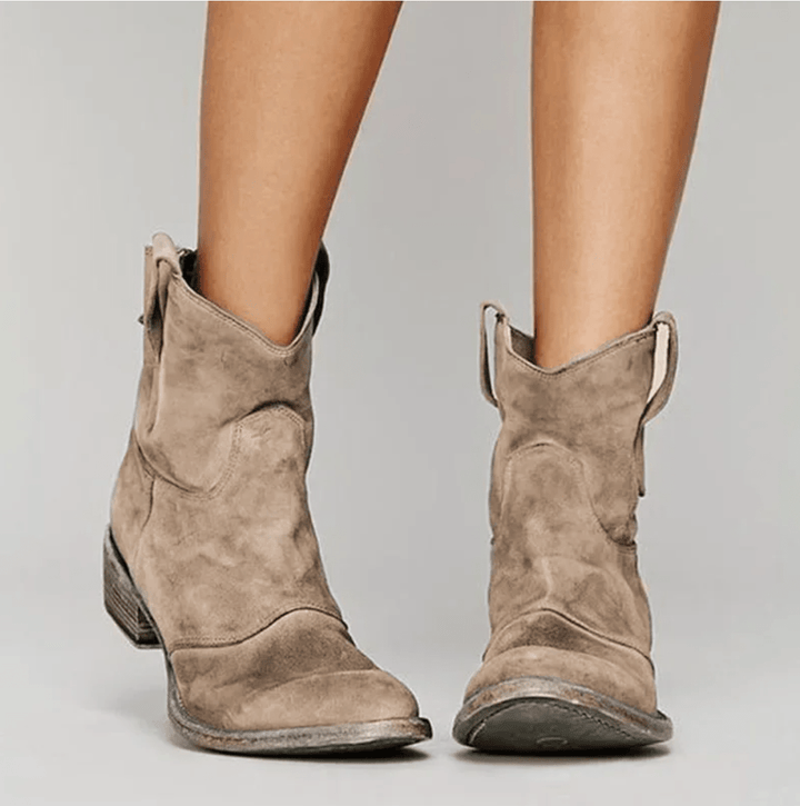 Hilda | Western-Stiefelette zum Hineinschlüpfen