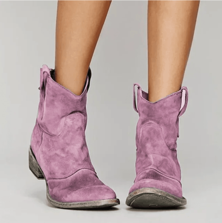 Hilda | Western-Stiefelette zum Hineinschlüpfen