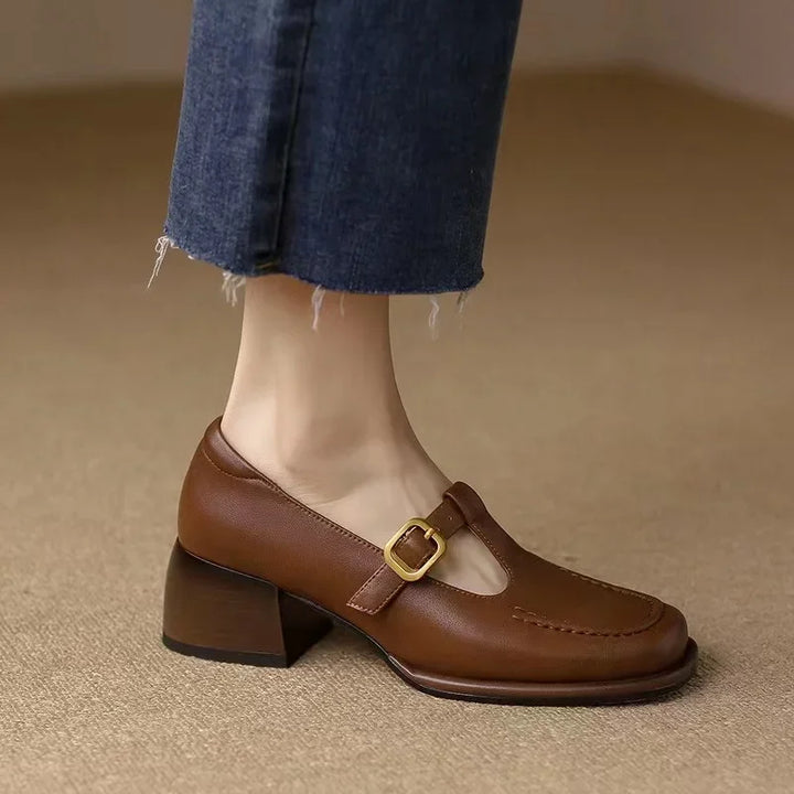 Emilia | T-Steg-Schuhe im Vintage-Stil