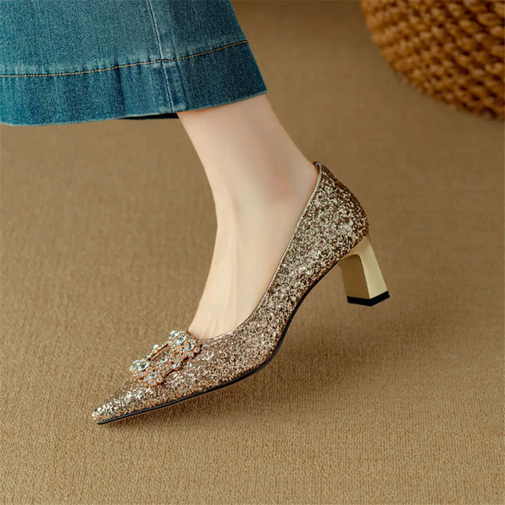 Theresa | Glitzer-Pumps