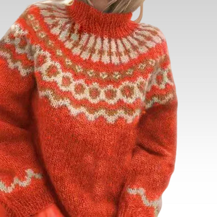 Amara | Islandpullover in Braun