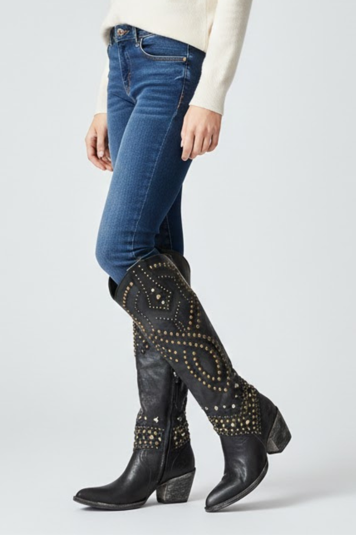 Hedda | Westernstiefel mit Nieten