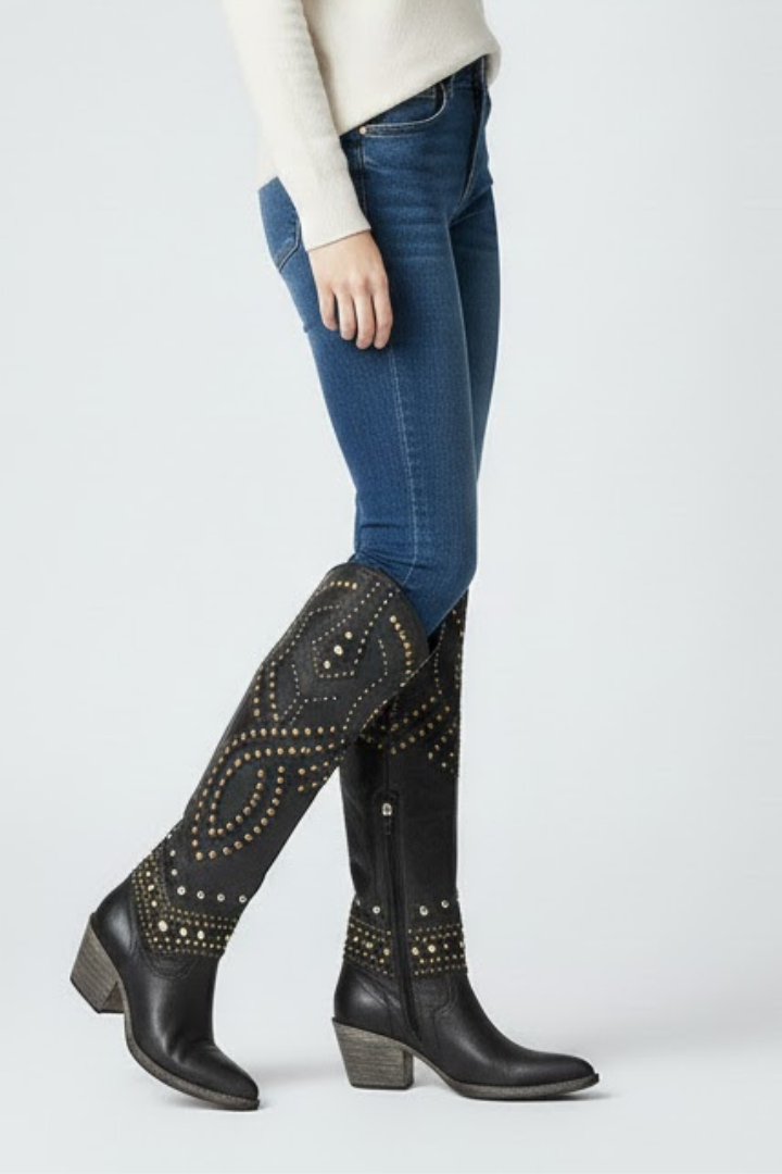 Hedda | Westernstiefel mit Nieten