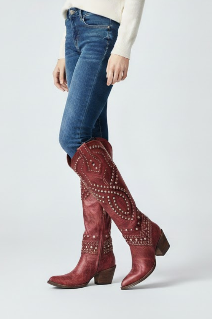 Hedda | Westernstiefel mit Nieten