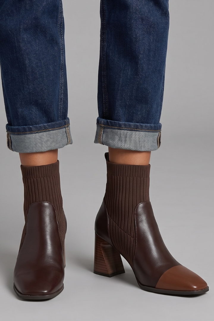 Hanni | Sock-Boot in Beige