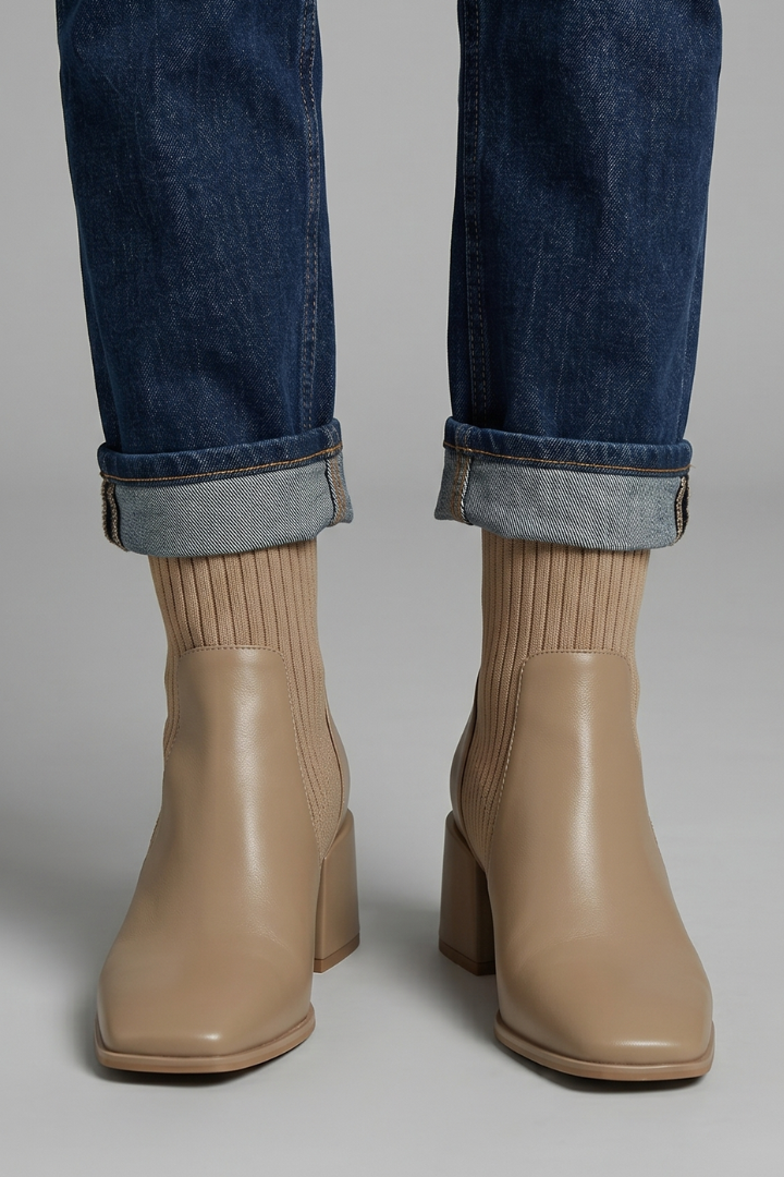 Hanni | Sock-Boot in Beige