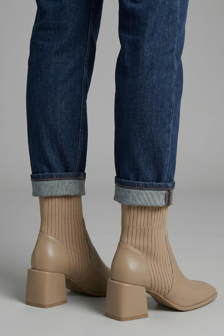 Hanni | Sock-Boot in Beige