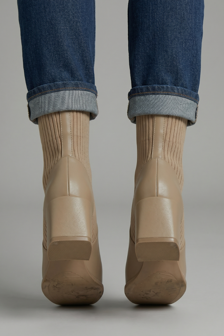 Hanni | Sock-Boot in Beige