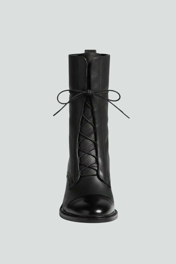 Hulda | Geschnürte Stiefelette mit hohem Schaft
