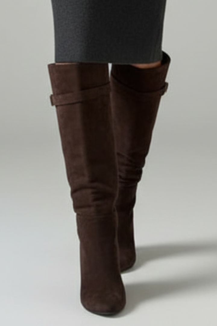 Hermine | Kniehoher Stiefel mit spitzer Kappe