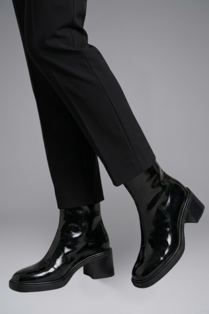 Erika | Stiefelette mit Leopardenferse