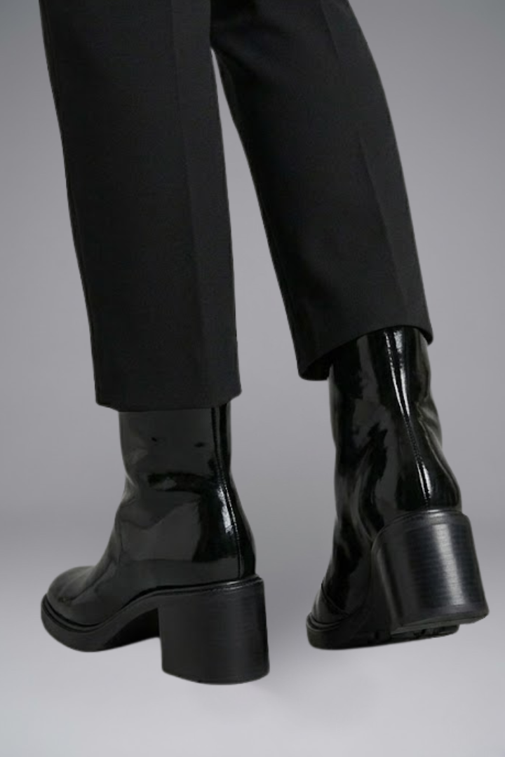 Erika | Stiefelette mit Leopardenferse