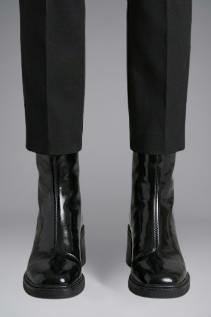 Erika | Stiefelette mit Leopardenferse