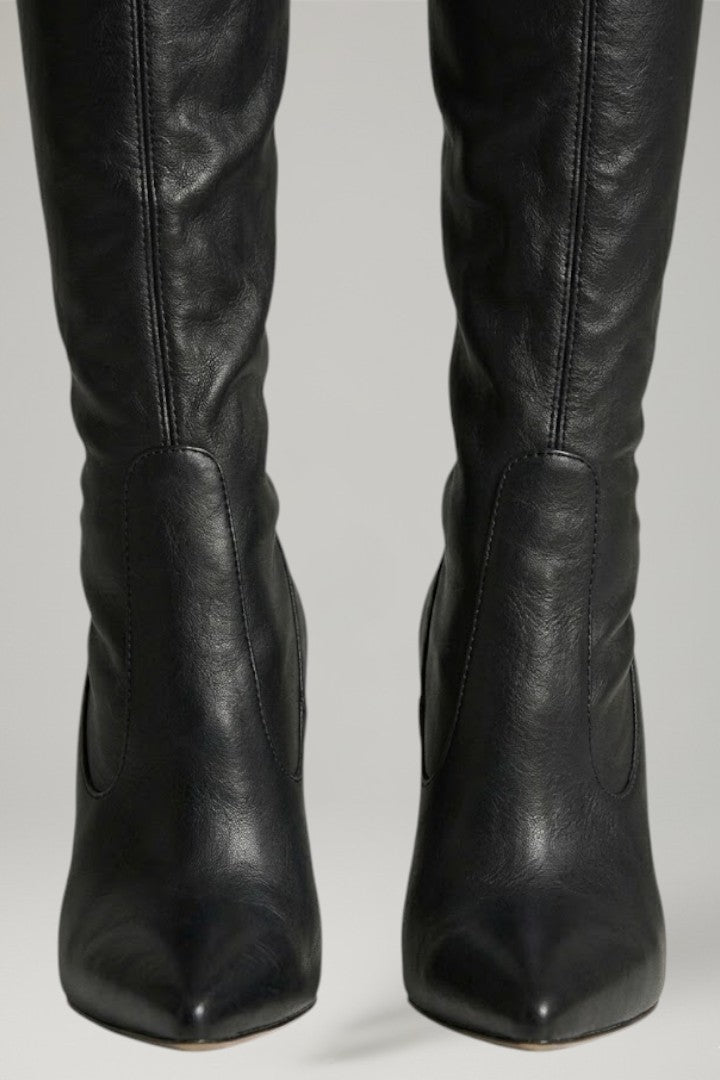 Ina | Overknee-Stiefel in Schwarz
