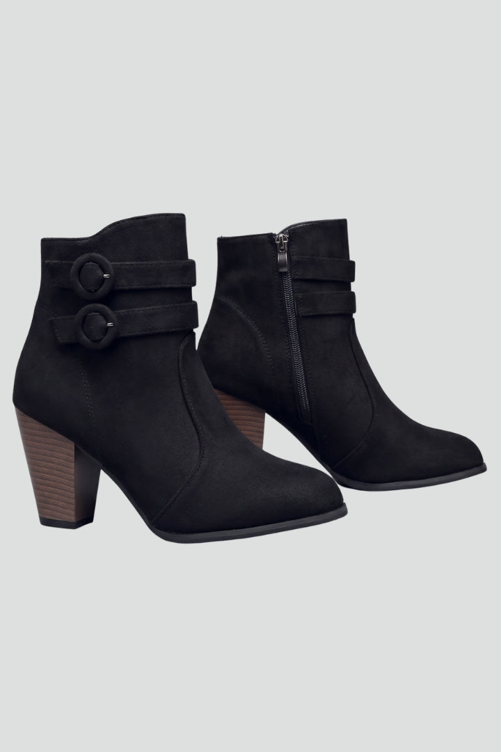 Gitta | Stiefelette mit zwei Schnallen
