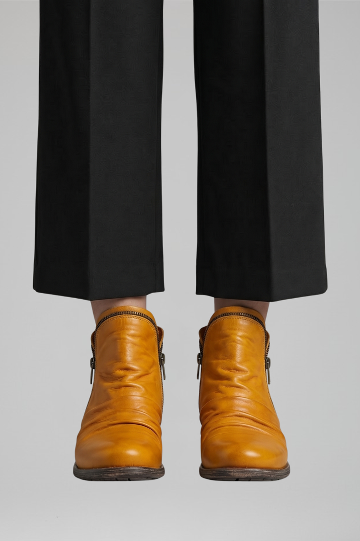 Elsa | Biker-Stiefelette mit Schnalle