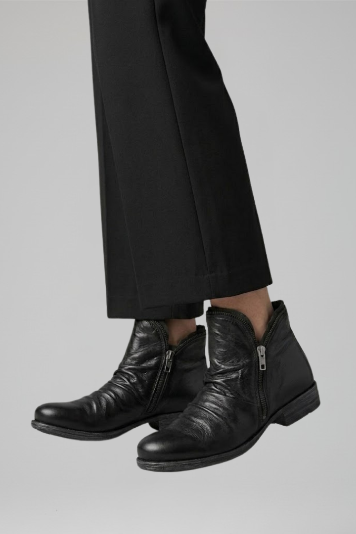 Elsa | Biker-Stiefelette mit Schnalle