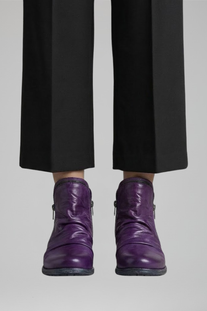 Elsa | Biker-Stiefelette mit Schnalle