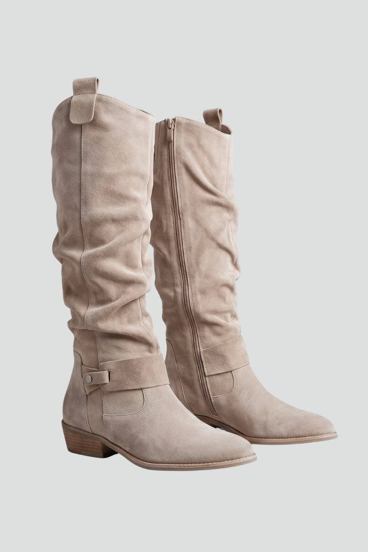 Benedikta | Kniehoher Stiefel mit Slouch-Schaft