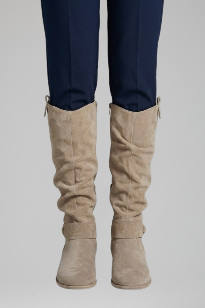 Benedikta | Kniehoher Stiefel mit Slouch-Schaft