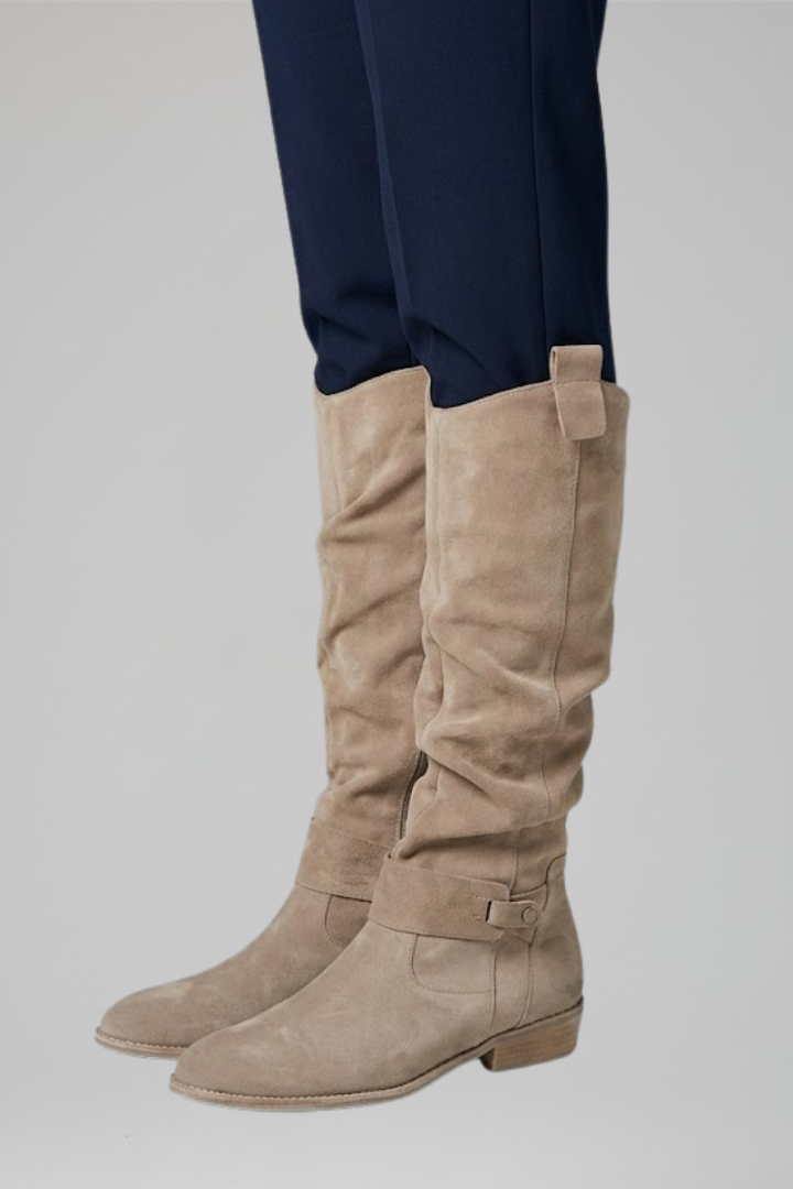 Benedikta | Kniehoher Stiefel mit Slouch-Schaft