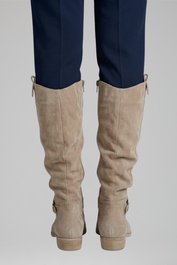 Benedikta | Kniehoher Stiefel mit Slouch-Schaft