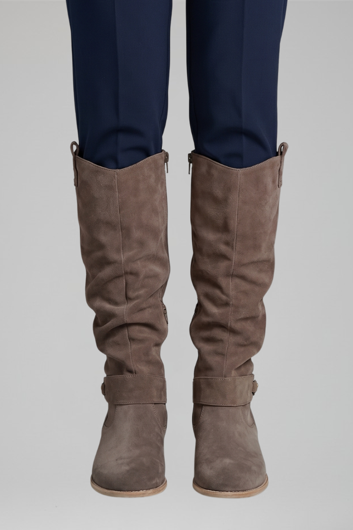 Benedikta | Kniehoher Stiefel mit Slouch-Schaft