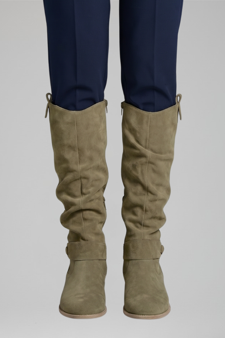 Benedikta | Kniehoher Stiefel mit Slouch-Schaft
