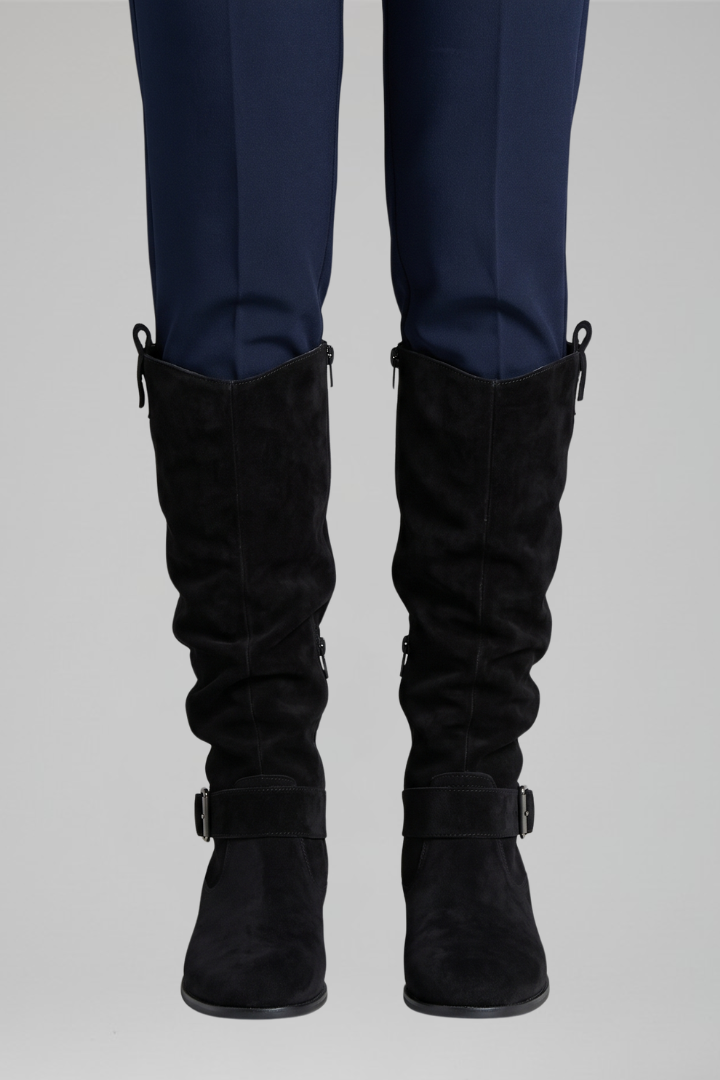 Benedikta | Kniehoher Stiefel mit Slouch-Schaft