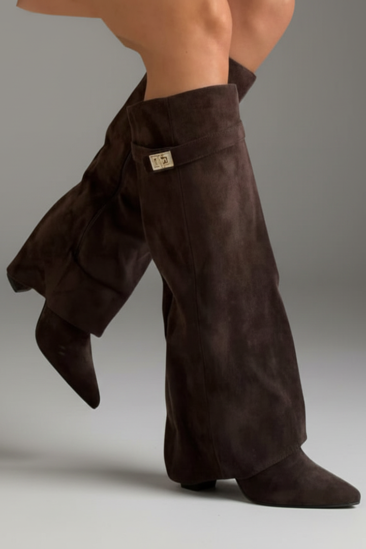 Emmi | Overknee-Stiefel mit flachem Absatz