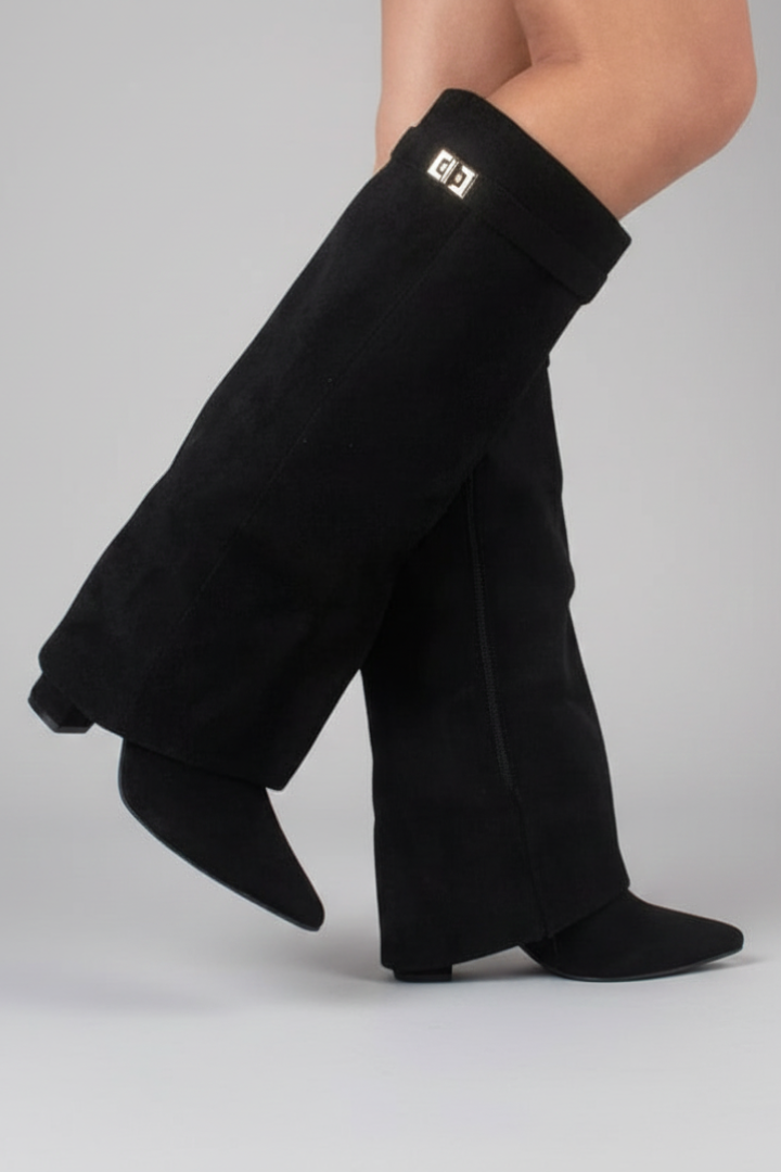 Emmi | Overknee-Stiefel mit flachem Absatz