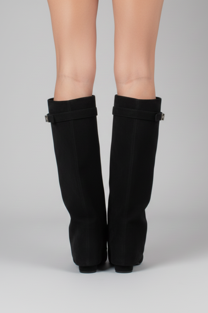 Emmi | Overknee-Stiefel mit flachem Absatz