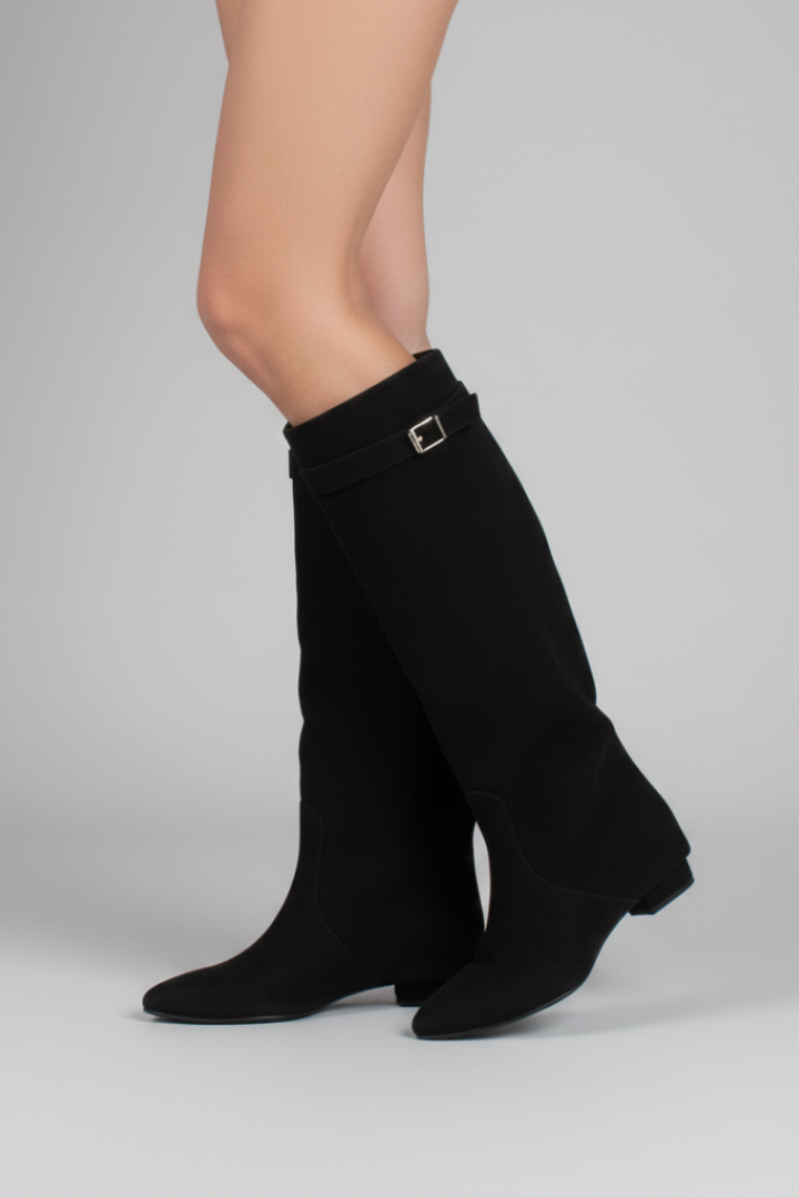 Emmi | Overknee-Stiefel mit flachem Absatz