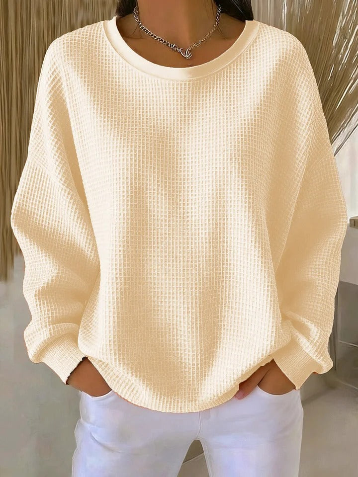 Eden | Pullover in Waffelstrick von Hanna Hamburg, Pullover für Damen