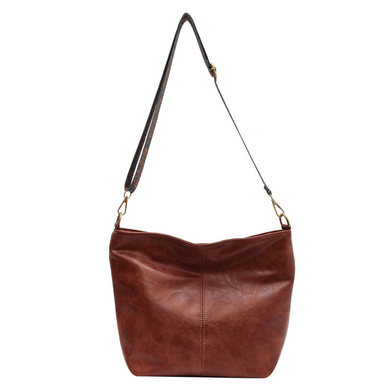 Marian | Vintage-Ledertasche mit Umhängegurt