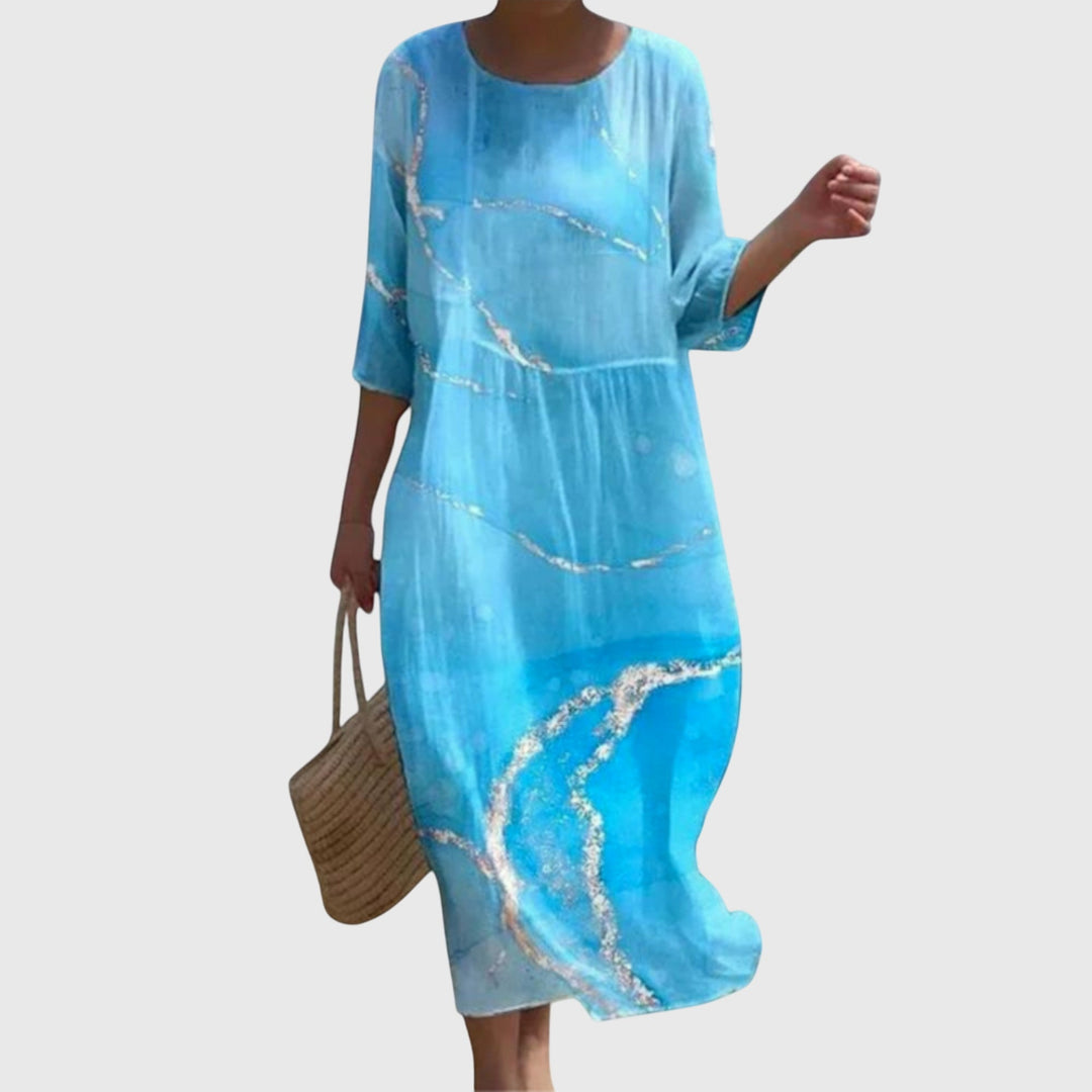 Hayley | Elegantes Maxi-Blumenkleid