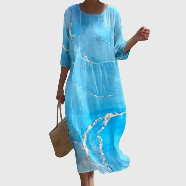 Hayley | Elegantes Maxi-Blumenkleid