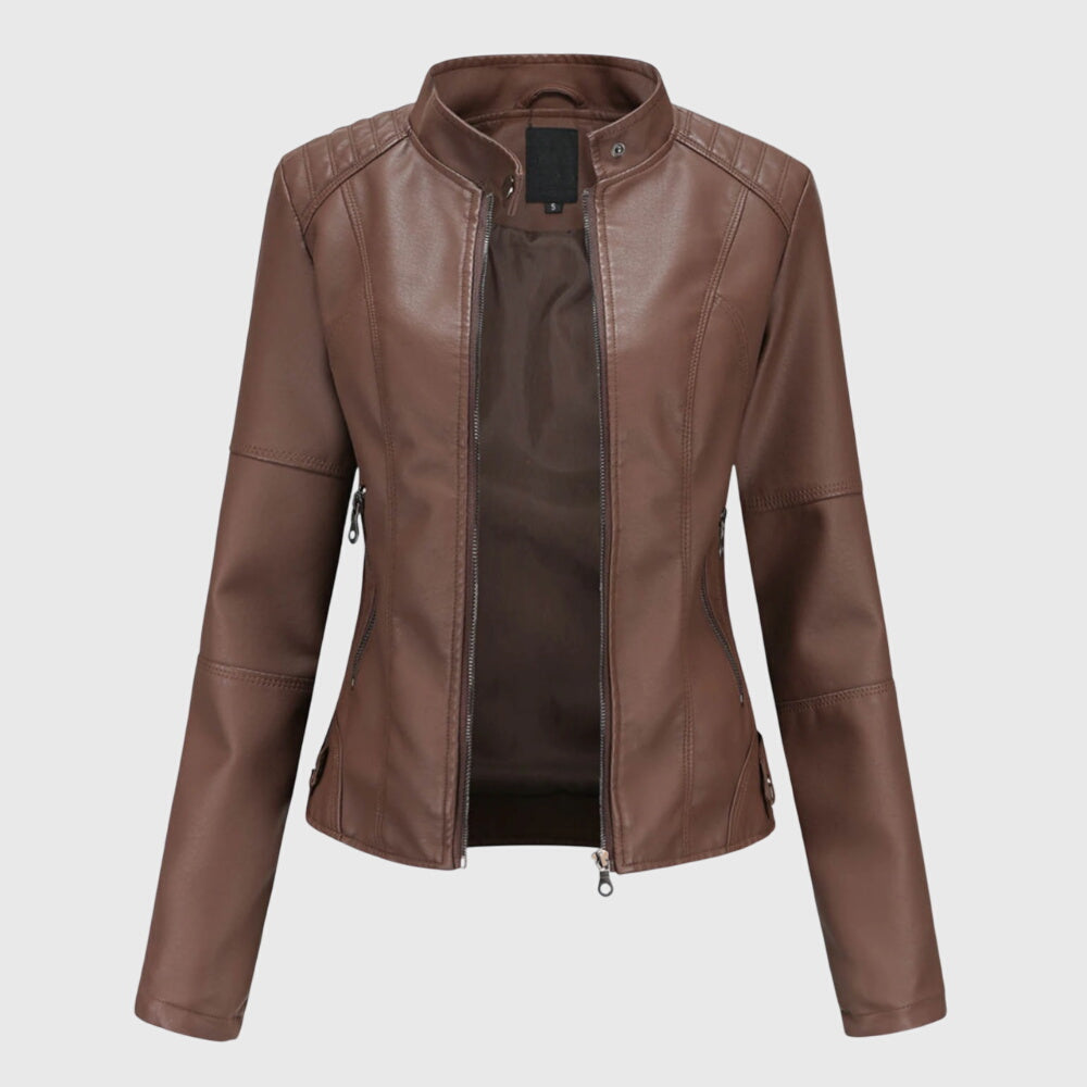 Giorgina - Elegante Lederjacke für Frauen
