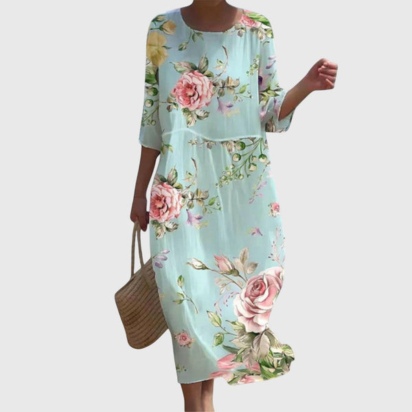 Hayley | Elegantes Maxi-Blumenkleid von Hanna Hamburg