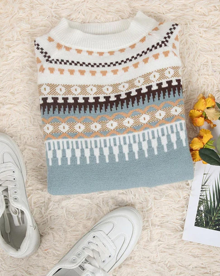 Karen | Pullover mit Norwegermuster von Hanna Hamburg, Pullover für Damen