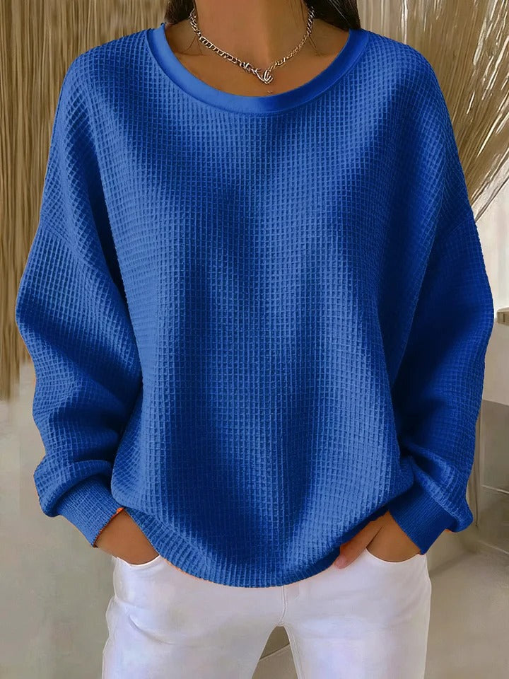 Eden | Pullover in Waffelstrick von Hanna Hamburg, Pullover für Damen