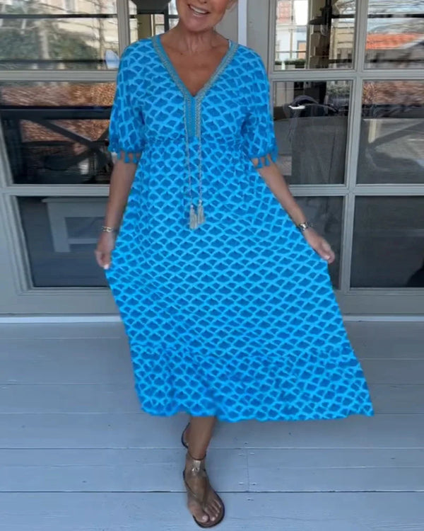 Felicity - Kleid der Küstenwellen von Hanna Hamburg
