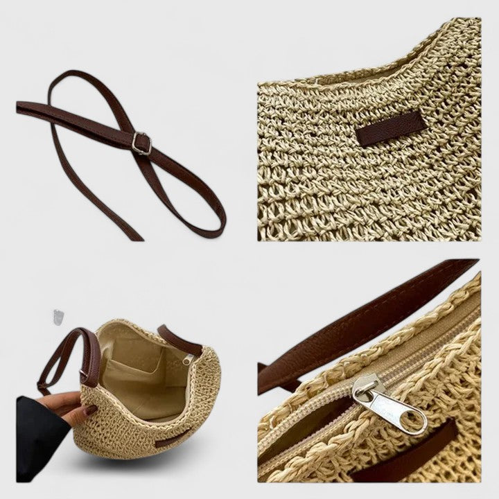 Malwine, gewebte Schultertasche, von Hanna Hamburg