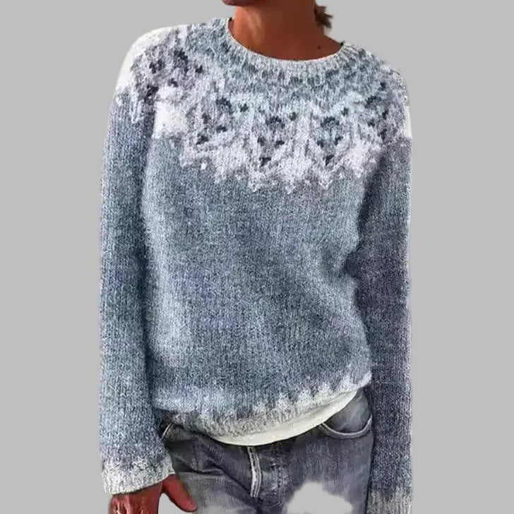 Athena | Pullover mit Schneekristallmuster